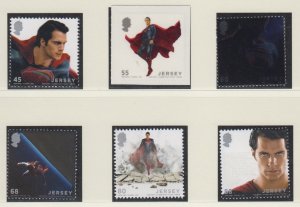 Jersey 2013, ' Superman'  Set of 6.  unmounted mint NHM