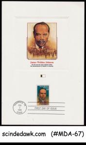 UNITED STATES - 1988 JAMES WELDON JOHNSON - PROOFCARD - FDI