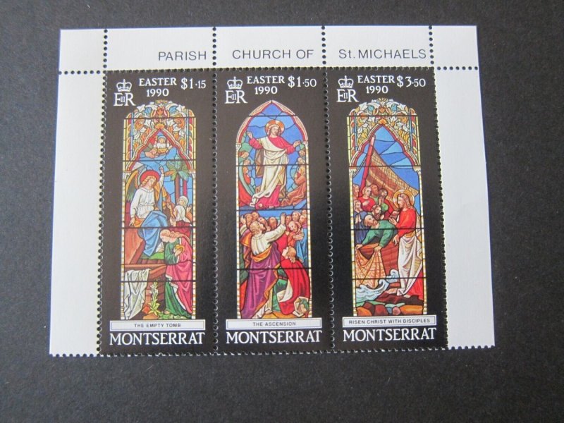 Montserrat 1990 Sc 646a Christmas Religion set MNH