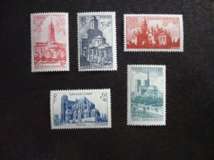 Stamps - France - Scott# B213-B217 - Mint Hinged Set of 5 Stamps