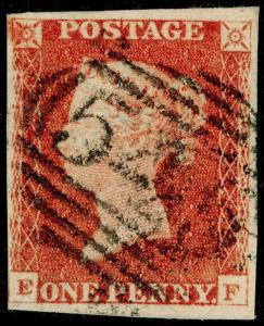 Sg8, 1d red-brown PLATE 61, good used. Cat £30. EF