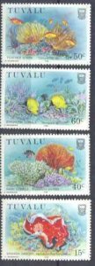 Tuvalu 465-68 MNH Sealife SCV6.40