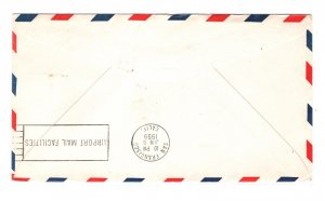 INDONESIA Air Mail Cover PAN-AM FIRST FLIGHT USA San Francisco 1959 MA1094