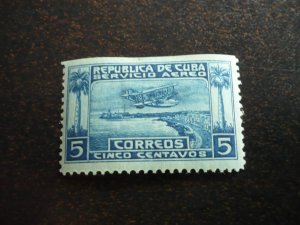 Stamps - Cuba - Scott# C1 - Mint Hinged Single Stamp