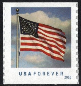 SC#5052 (Forever) U.S. Flag Single (2016) SA