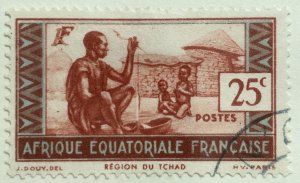 AlexStamps FRENCH EQUATORIAL AFRICA #41 VF Used 