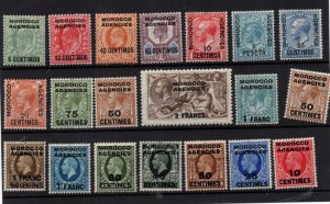 Morocco Agencies KEVII-KGV fine mint LHM collection WS36531