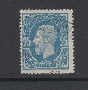 Belgian Congo, Scott 3, used, black Leopoldville cancel