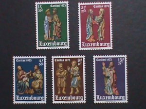 ​LUXEMBOURG-1973- SC# B292-6 SCULPTURES MNH VERY FINE WE SHIP TO WORLD WIDE