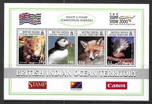 BRITISH INDIAN OCEAN TERR SGMS235 2000 STAMP SHOW LONDON 2000 MNH