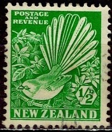 New Zealand: 1935: Sc. #: 185, Used  Wmk. 61 Single Stamp