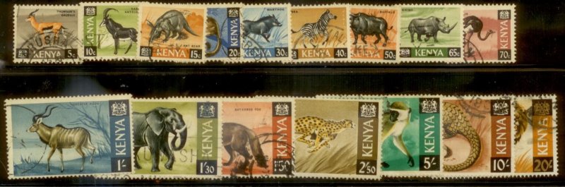 Kenya 1966 SC# 20-35 Used  L156