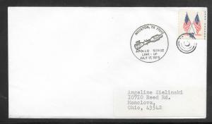 #1509 Cover Apollo Soyuz Link-Up Houston, Tx 7-17-75 TEXAS (my3303)