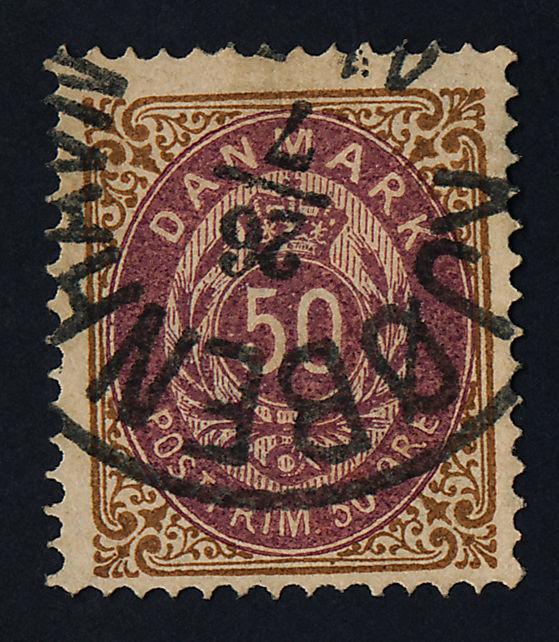 Denmark 33 used - Numeral