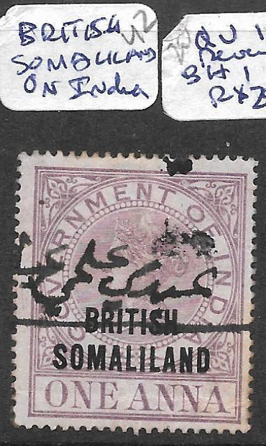 SOMALILAND  (PP0610B) ON QV INDIA REVENUE 1A  VFU  BH1