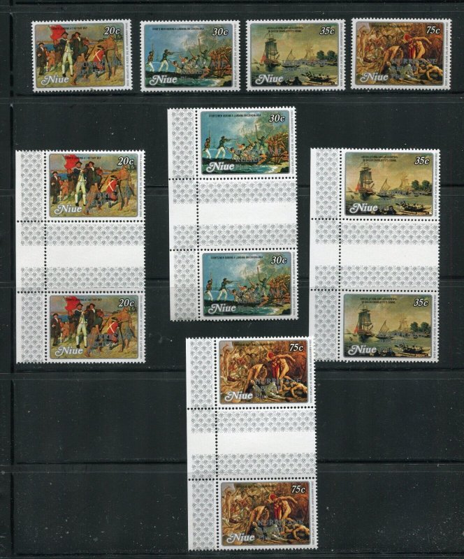 Niue 251-254, 254a And Semi Postal Stamp Singles and Pairs MNH 1978