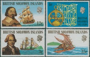 Solomon Islands 1971 SG201-204 Ships and Navigators set MLH