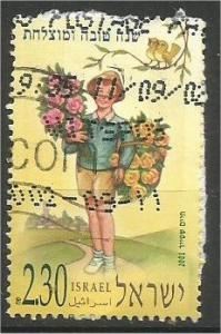 ISRAEL, 2001, used 2.30, Boy with flowers,  Scott 1457