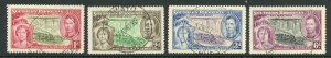 Southern Rhodesia SG36/9 Set of 4 (3d creased) Cat 15 pounds