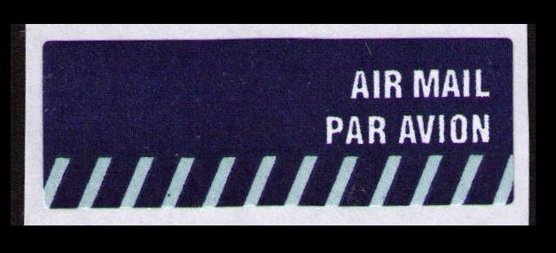 SINGAPORE AIR MAIL LABELS STICKERS PANE OF 5, NICE LOT, SEE THE SCANS