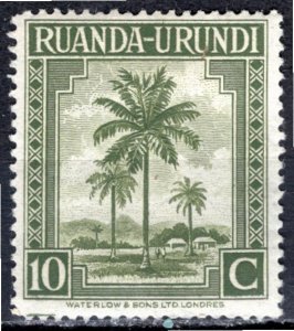 Ruanda Urundi 1942; Sc. # 69; MLH Single Stamp