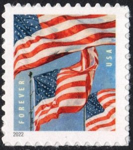 SC#5654 (Forever) U.S. Flags Sheet Single: BCA (2022) SA