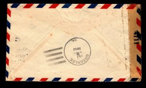 Peru 1945 Censor Airmail Cover to USA - L11025