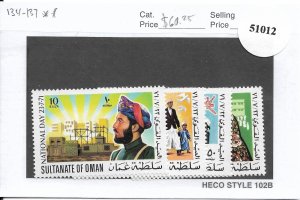 Oman: Sc #134-137, MNH (51012)
