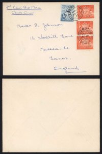 Aden 1965 2nd Class Airmail cover to England