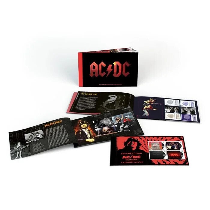 Royal Mail - AC/DC - Limited Edition Prestige Stamp Book - MNH