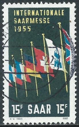 Saar, Sc #255, 15fr Used