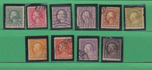 USA Stamps #498/518 range from/to