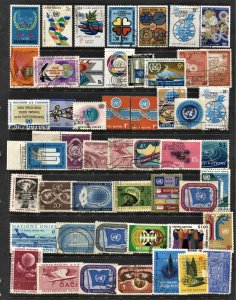 STAMP STATION PERTH United Nations #50 Mint / Used Selection - Unchecked