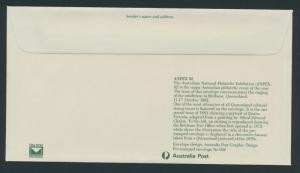 Australia PrePaid Envelope 1982 ANPEX ( Philatelic Exhibition) Queensland