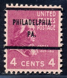 Philadelphia PA, 808-61 Bureau Precancel, 4¢ Madison