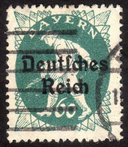 1920, Bavaria 60pf, Used, Sc 263