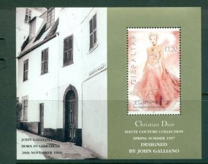 Gibralter - Sc# 739. 1997 Dior Fashion. MNH $4.00.