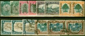 South Africa 1930-47 Extended Set of 12 SG012-019 Fine Used CV £934