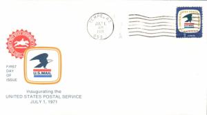 #1396 AZ, Tempe 7-1-71 USPS FDC