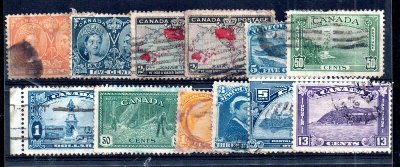 Canada good used early collection useful, good Cat Val WS12236