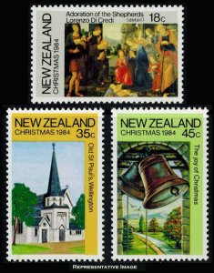 New Zealand Scott 808-810 Mint never hinged.