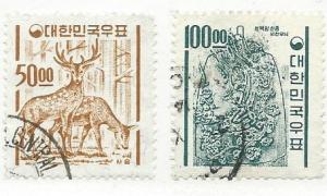 Korea #371-372 (U) CV $3.75