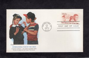 1772 Year of the Child, FDC Fleetwood