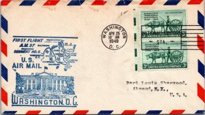 FFC 1949 Airmail RT AM #97 Seg #6 - Washington DC To Wilmington Del - J3324