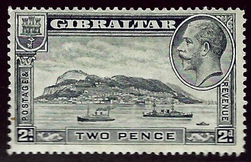 Gibraltar SC#68 SG#98 Mint F-VF hr...Worth a Close Look!