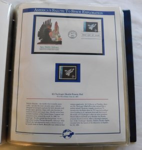 America's Salute to Space Exploration, Fleetwood First Day Covers w/ Min...