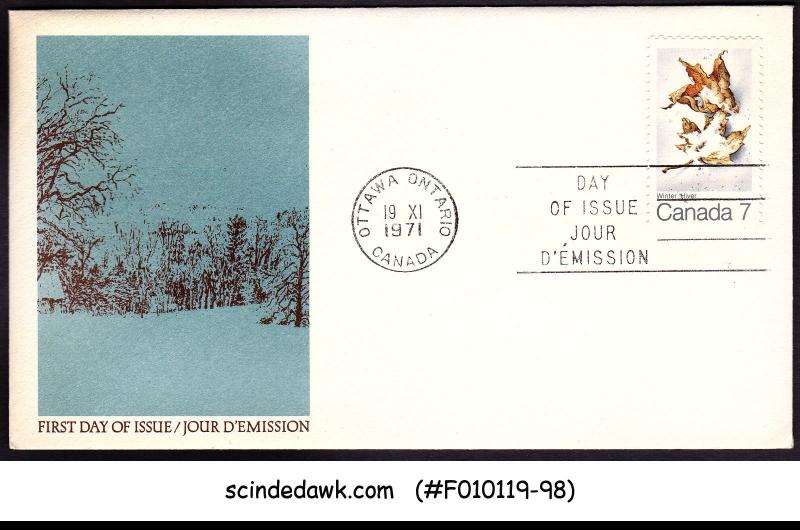 CANADA - 1971 WINTER HIVER - FDC