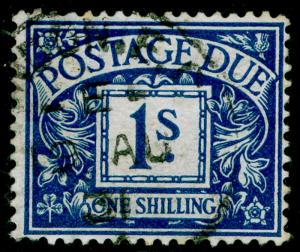 SG D17, 1s deep blue, FINE USED, CDS. WMK BC