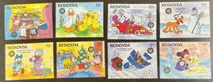 Redondo Disney Andersen’s Fairytales 8 singles stamps