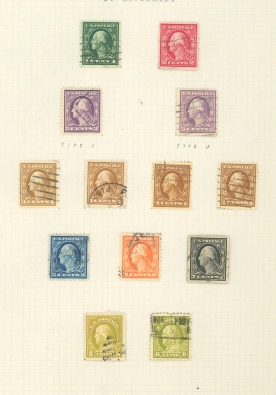 U.S. #1917-1919 USED SET/MIXED CONDITION 